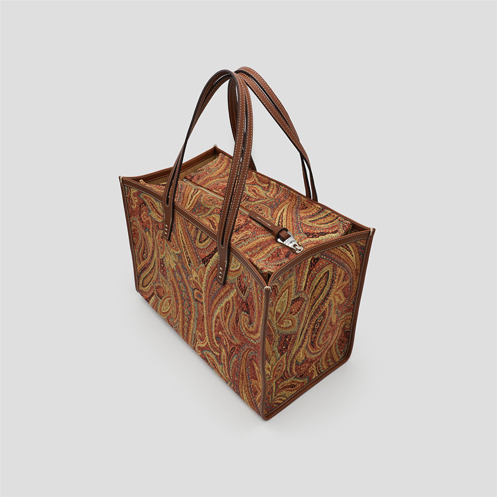 CLUB BAG ORANGE PAISLEY